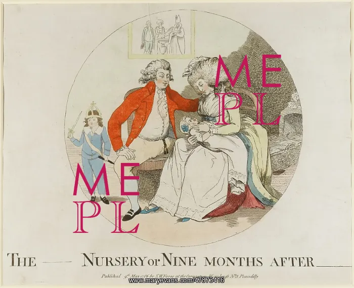 : Satirical cartoon, The _____ Nursery : Satirical cartoon, The _____ Nursery