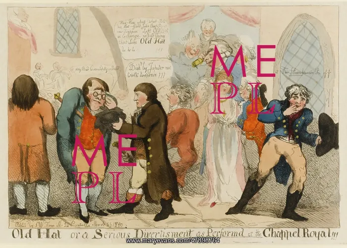 : Satirical cartoon, Old Hat or a Serious Divertisment : Satirical cartoon, Old Hat or a Serious Divertisment