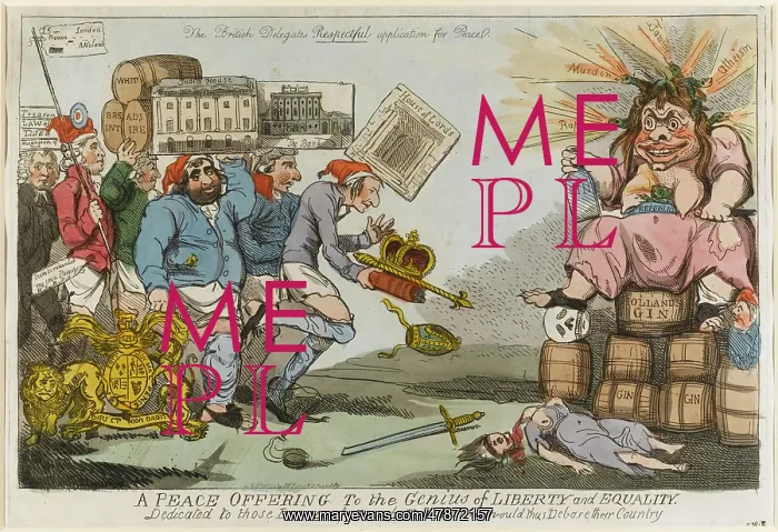 : Satirical cartoon, A Peace Offering : Satirical cartoon, A Peace Offering