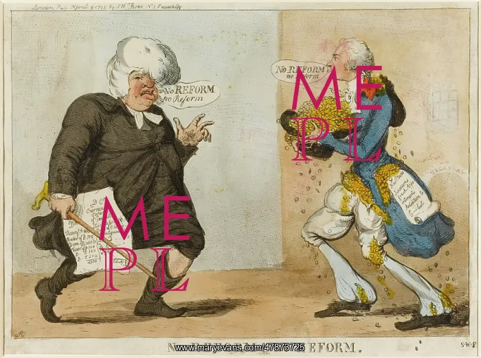 : Satirical cartoon, No Reform No Reform : Satirical cartoon, No Reform No Reform