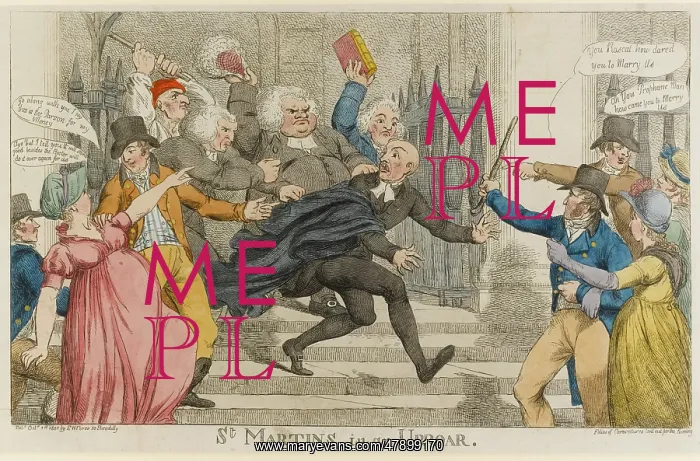 : Satirical cartoon, St. Martins in an Uproar : Satirical cartoon, St. Martins in an Uproar