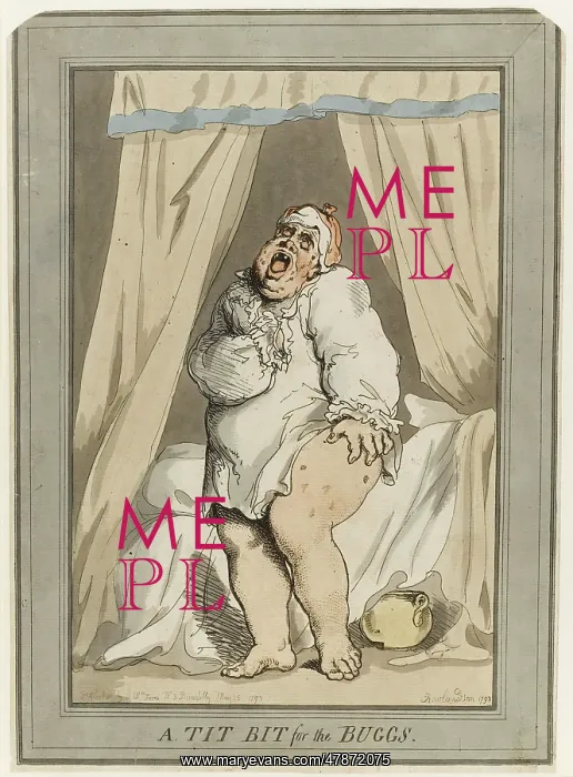 : Satirical cartoon, A Tit Bit for the Buggs : Satirical cartoon, A Tit Bit for the Buggs