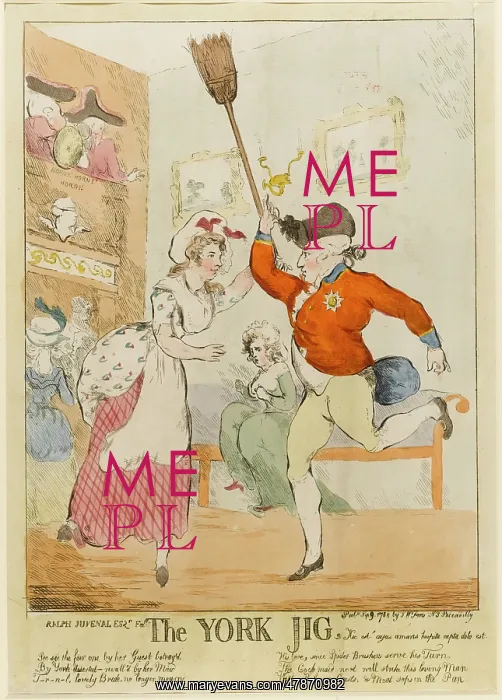 : Satirical cartoon, The York Jig : Satirical cartoon, The York Jig