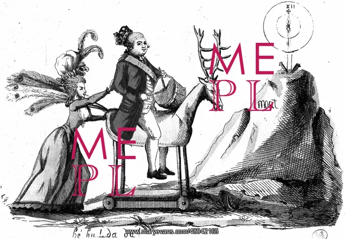 : Satirical Engraving About the : Satirical Engraving About the