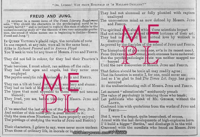 : Satirical Poem on the Works of Sigmund Freud : Satirical Poem on the Works of Sigmund Freud