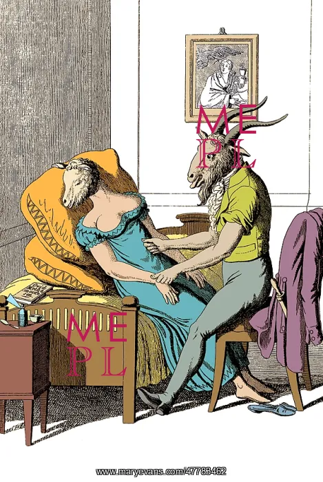 : Satirization of Animal Magnetism, 1815 : Satirization of Animal Magnetism, 1815