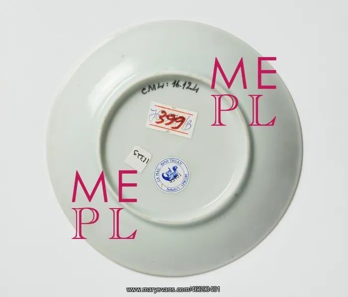 : Saucer, underside : Saucer, underside