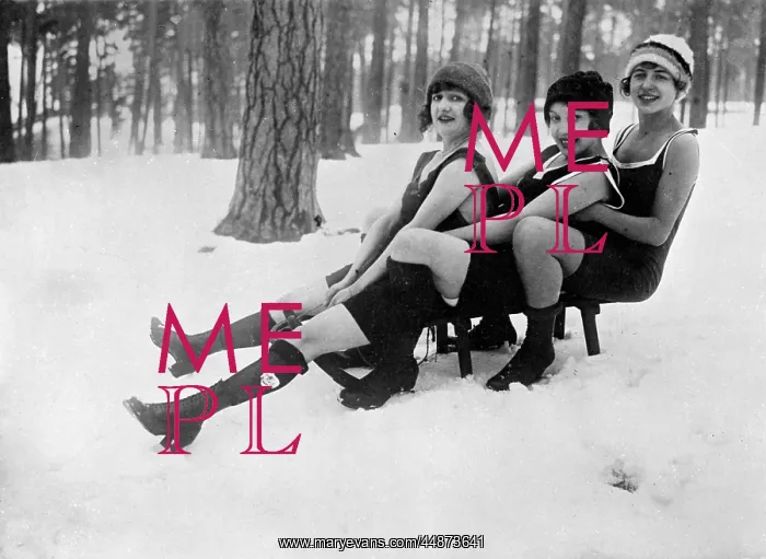 : SAUCY TRIO ON A SLEDGE : SAUCY TRIO ON A SLEDGE