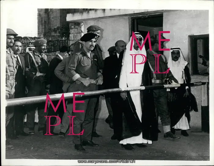 : Saudi governor of Medina at Jordan frontier : Saudi governor of Medina at Jordan frontier