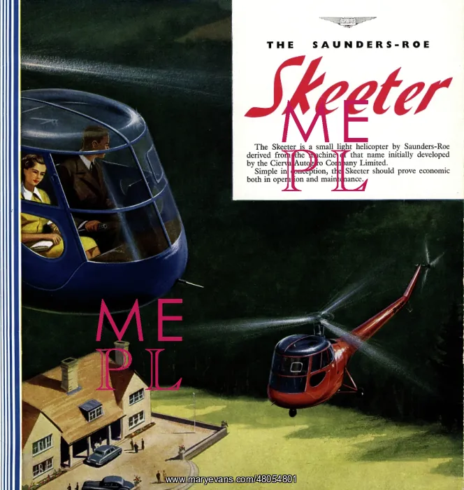 : Saunders-Roe Skeeter brochure : Saunders-Roe Skeeter brochure