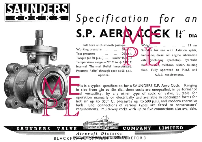 : Saunders Valves & Cocks For Fluids And Gases : Saunders Valves & Cocks For Fluids And Gases