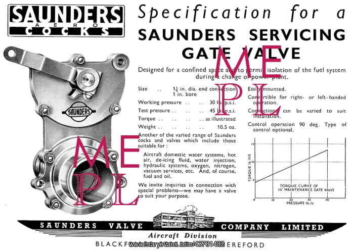 : Saunders Valves & Cocks For Fluids And Gases : Saunders Valves & Cocks For Fluids And Gases
