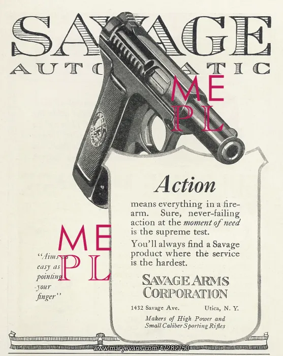  : SAVAGE AUTOMATIC PISTOL