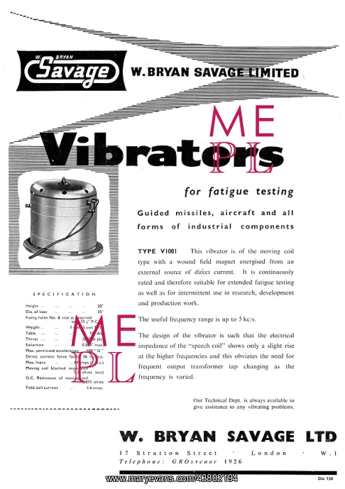 : Savage Vibration Test Equipment : Savage Vibration Test Equipment