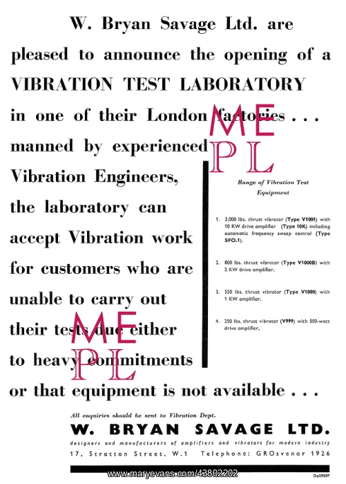 : Savage Vibration Test Equipment : Savage Vibration Test Equipment
