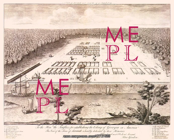  : Savannah, Georgia 1734