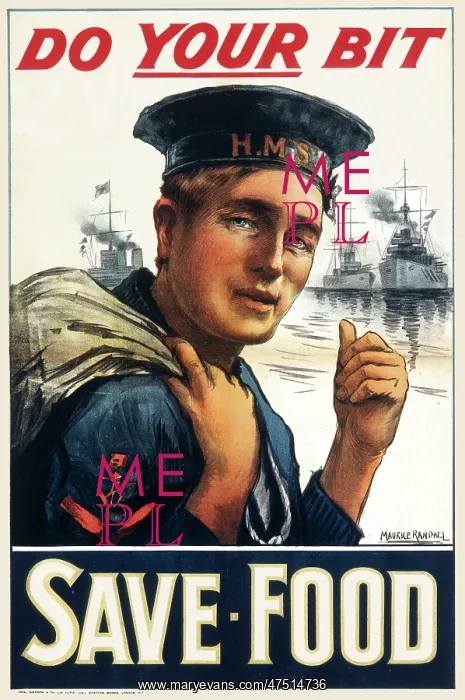 : SAVE FOOD / WWI POSTER : SAVE FOOD / WWI POSTER