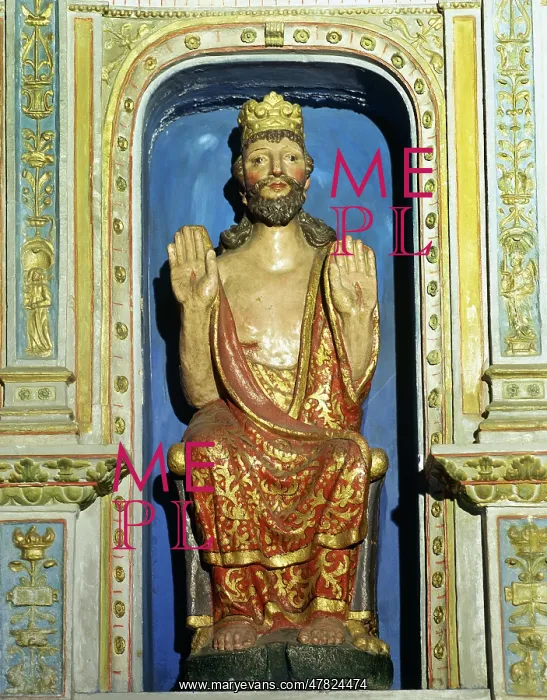 : The Savior showing his sores. Gothic. Chapel of The Savior : The Savior showing his sores. Gothic. Chapel of The Savior