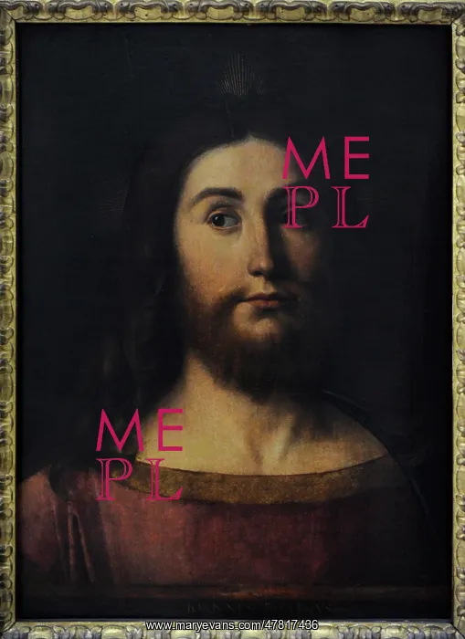 : The Saviour by Giovanni Bellini(1432-1516) : The Saviour by Giovanni Bellini(1432-1516)