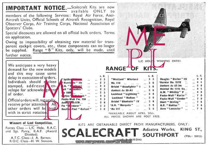 : Scalecraft Aircraft Model Kits. Official Recognition Kits : Scalecraft Aircraft Model Kits. Official Recognition Kits