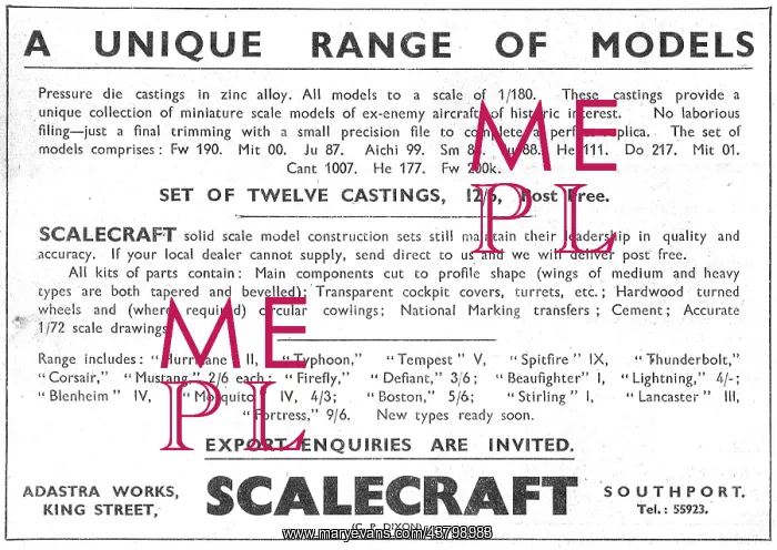: Scalecraft Aircraft Model Kits : Scalecraft Aircraft Model Kits