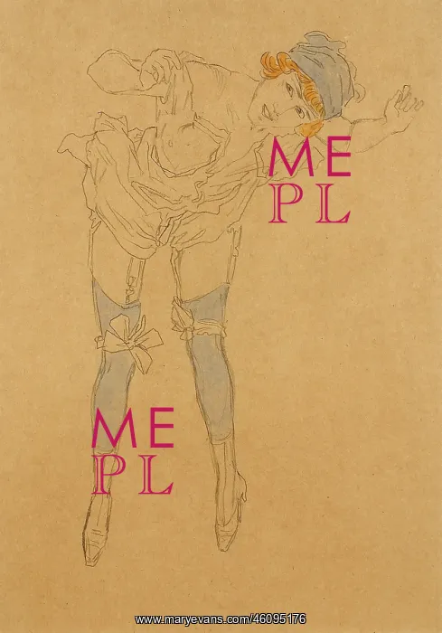 : Scantily dressed woman by Raphael Kirchner : Scantily dressed woman by Raphael Kirchner