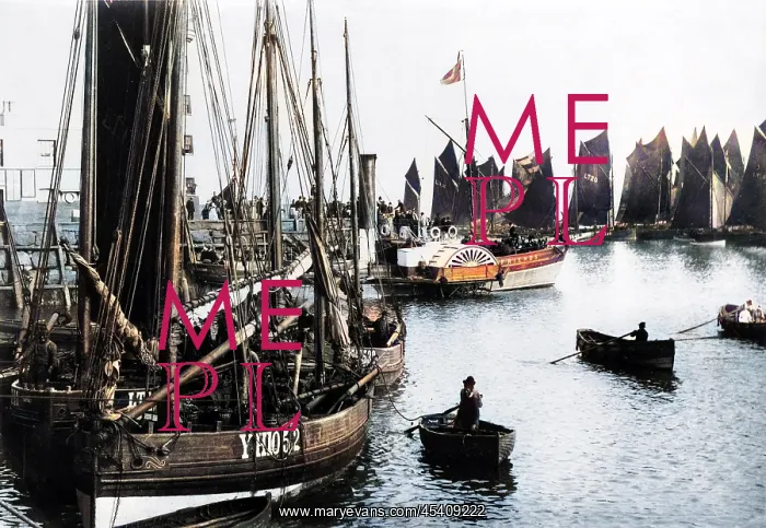  : Scarborough, sailing ships in the harbour