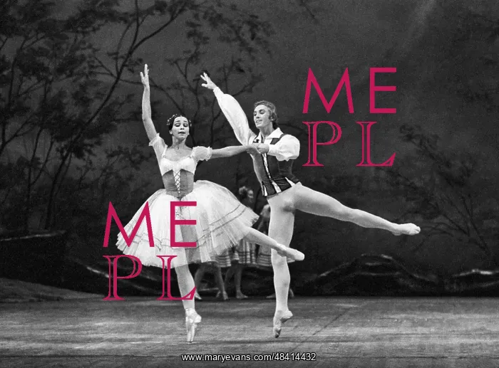 : Scene from A.Adan's ballet Giselle, 1977 : Scene from A.Adan's ballet Giselle, 1977