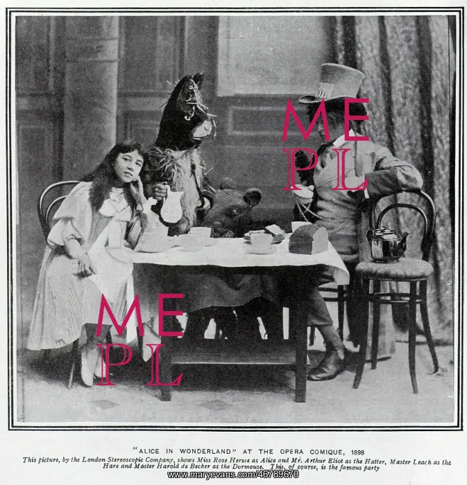: Scene from Alice in Wonderland : Scene from Alice in Wonderland
