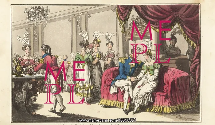 : A scene at a ball in Gibraltar during the Napoleonic Wars : A scene at a ball in Gibraltar during the Napoleonic Wars
