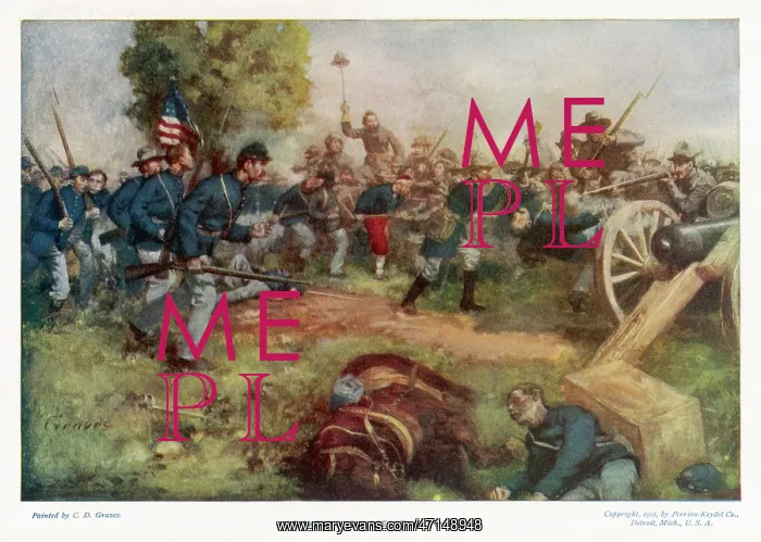 : Scene at the Battle of Gettysburg : Scene at the Battle of Gettysburg