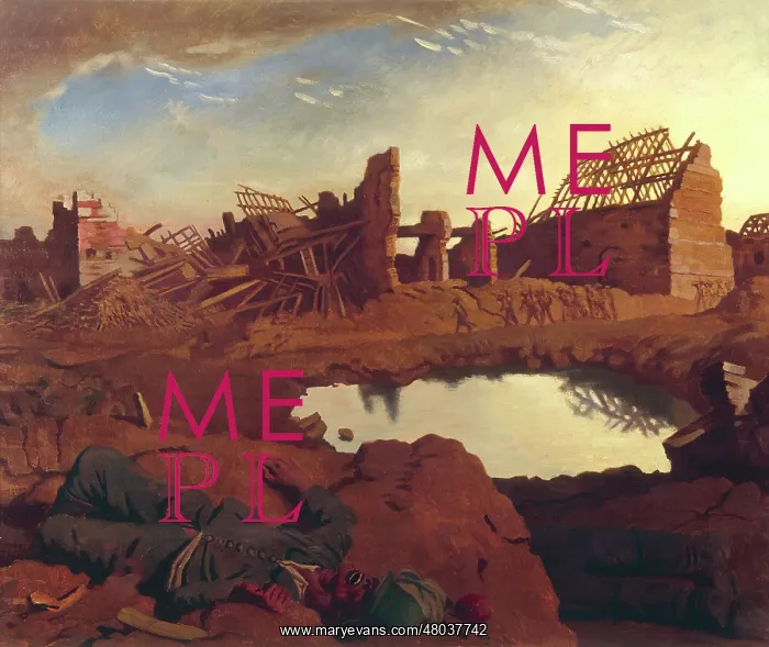 : Scene after a battle, WW1 : Scene after a battle, WW1
