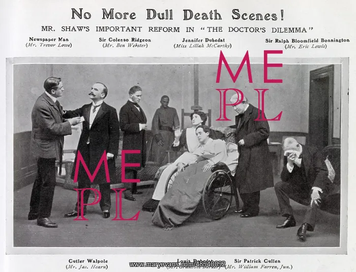 : Scene from Bernard Shaw's The Doctor's Dilemma : Scene from Bernard Shaw's The Doctor's Dilemma