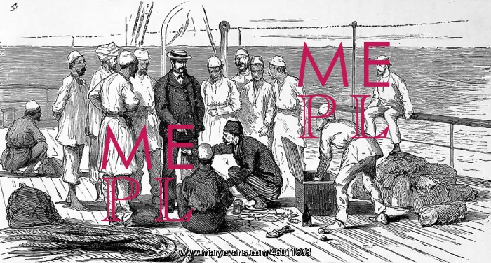 : Scene on board the SS Sumatra, 1875 : Scene on board the SS Sumatra, 1875