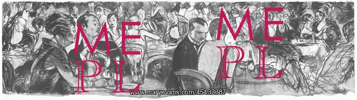  : Scene in a busy restaurant, Delineator magazine