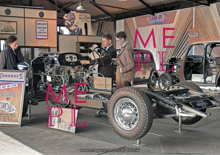 : Scene in a car showroom : Scene in a car showroom