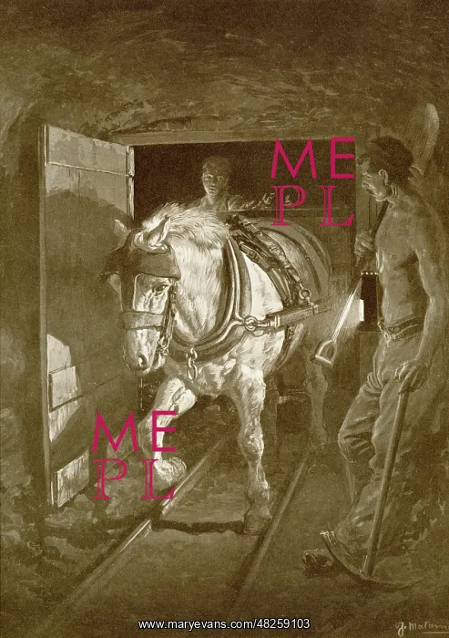  : Scene in a Coal Mine with Pit Pony