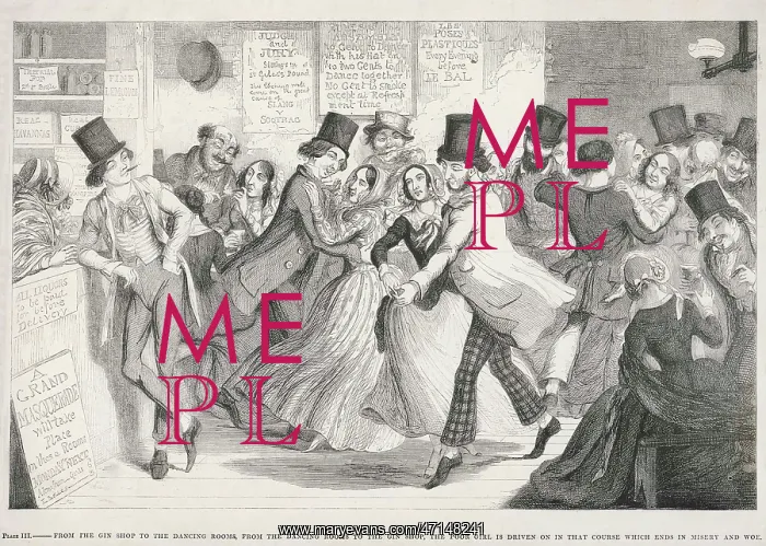 : Scene in a dance hall -- Cruikshank : Scene in a dance hall -- Cruikshank