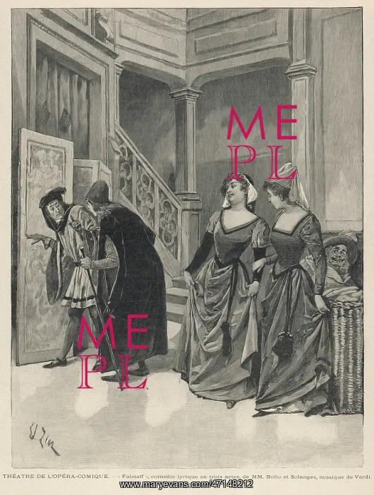 : Scene from Falstaff : Scene from Falstaff