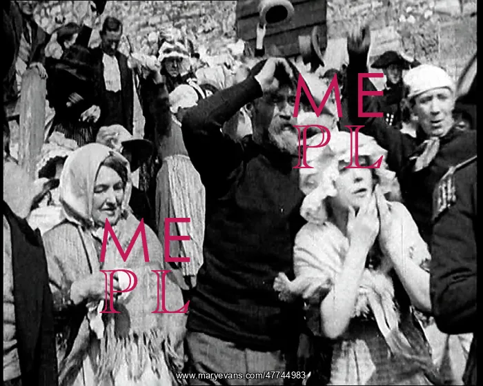 : Scene from the Feature Film Nelson'. Crowds : Scene from the Feature Film Nelson'. Crowds