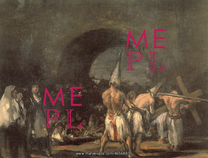 : Scene of Flagellants, by Goya : Scene of Flagellants, by Goya