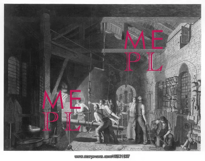 : SCENE IN A FORGE : SCENE IN A FORGE