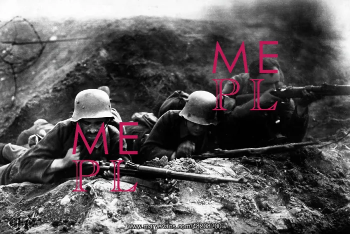 : Scene from a German war movie : Scene from a German war movie