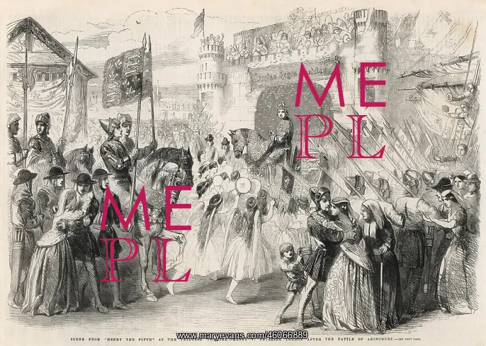 : Scene from Henry the Fifth : Scene from Henry the Fifth