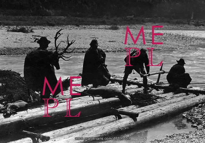 : Scene from The Hunter of Fall, 1936 : Scene from The Hunter of Fall, 1936
