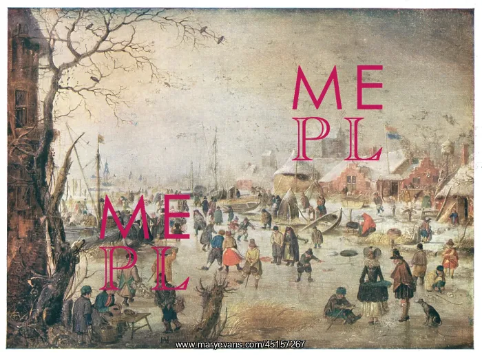 : A Scene On The Ice : A Scene On The Ice