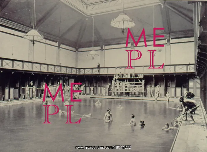  : Scene in an indoor swimming pool