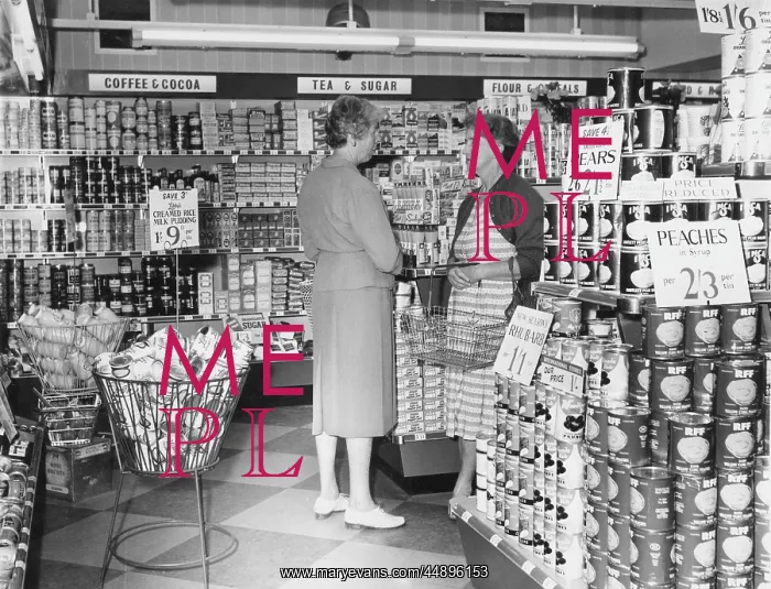 : Scene in the International Stores, Crediton, Devon : Scene in the International Stores, Crediton, Devon