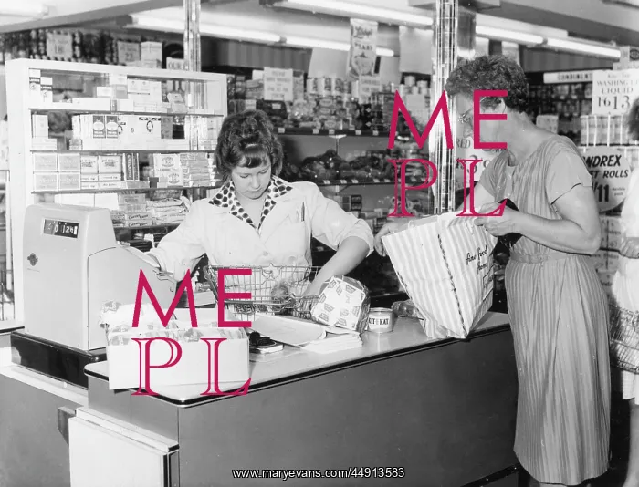 : Scene in the International Stores, Crediton, Devon : Scene in the International Stores, Crediton, Devon