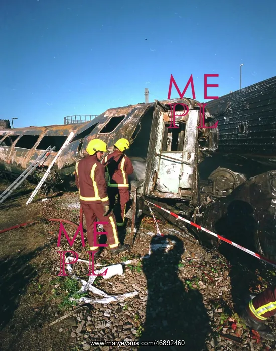 : Scene from the Ladbroke Grove train crash : Scene from the Ladbroke Grove train crash